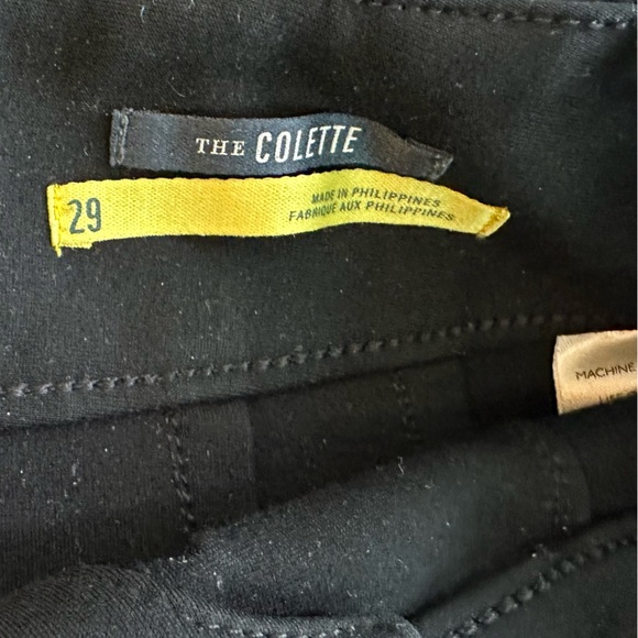 Anthropologie The Colette Ponte Crop Wide-Leg Pants Maeve Black 29 - Picture 5 of 6